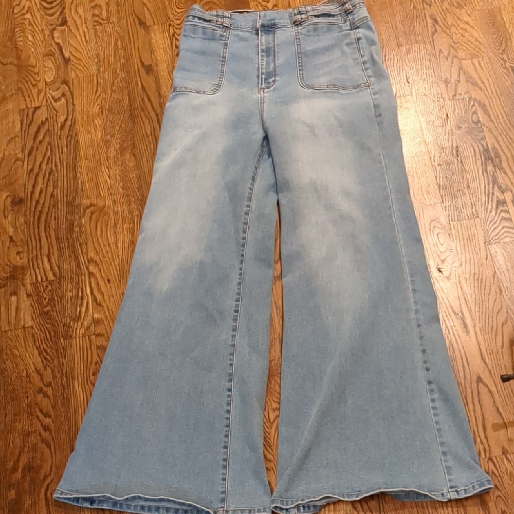 A Love A Long Wide Leg Jeans 31
